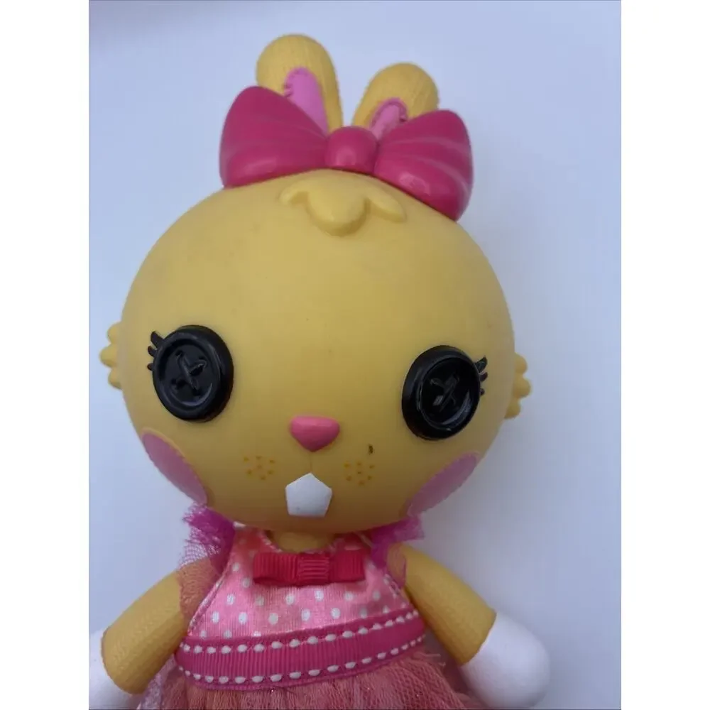 LALALOOPSY PET PALS CARROT LONG EARS VINYL BUNNY DOLL 8 1/2